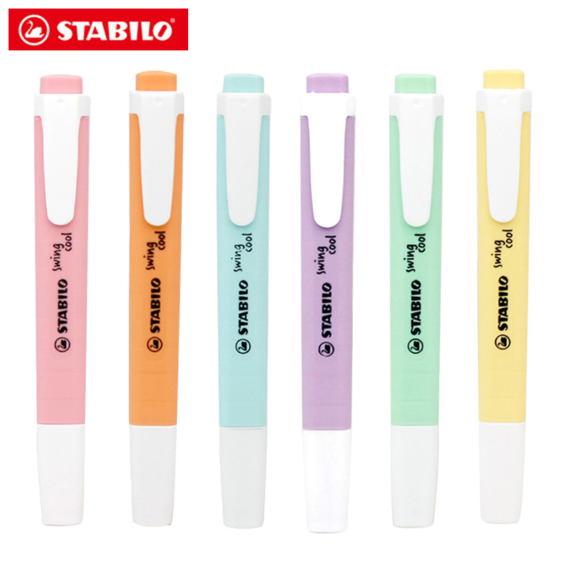 Stabilo Marker Boss - エラマンステビロハイライター,1ピース,ハイライトホワイトカラー,学生用マーカー,文房具,275