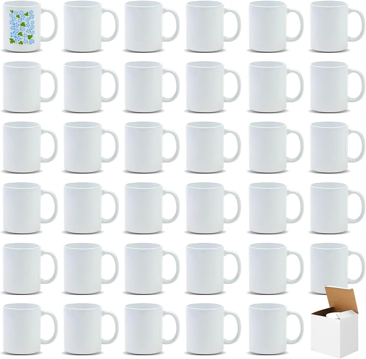 昇華マグカップ 11オンス、昇華用ブランク品、セラミック製コ - Sublimation Mug White のレビューと価格