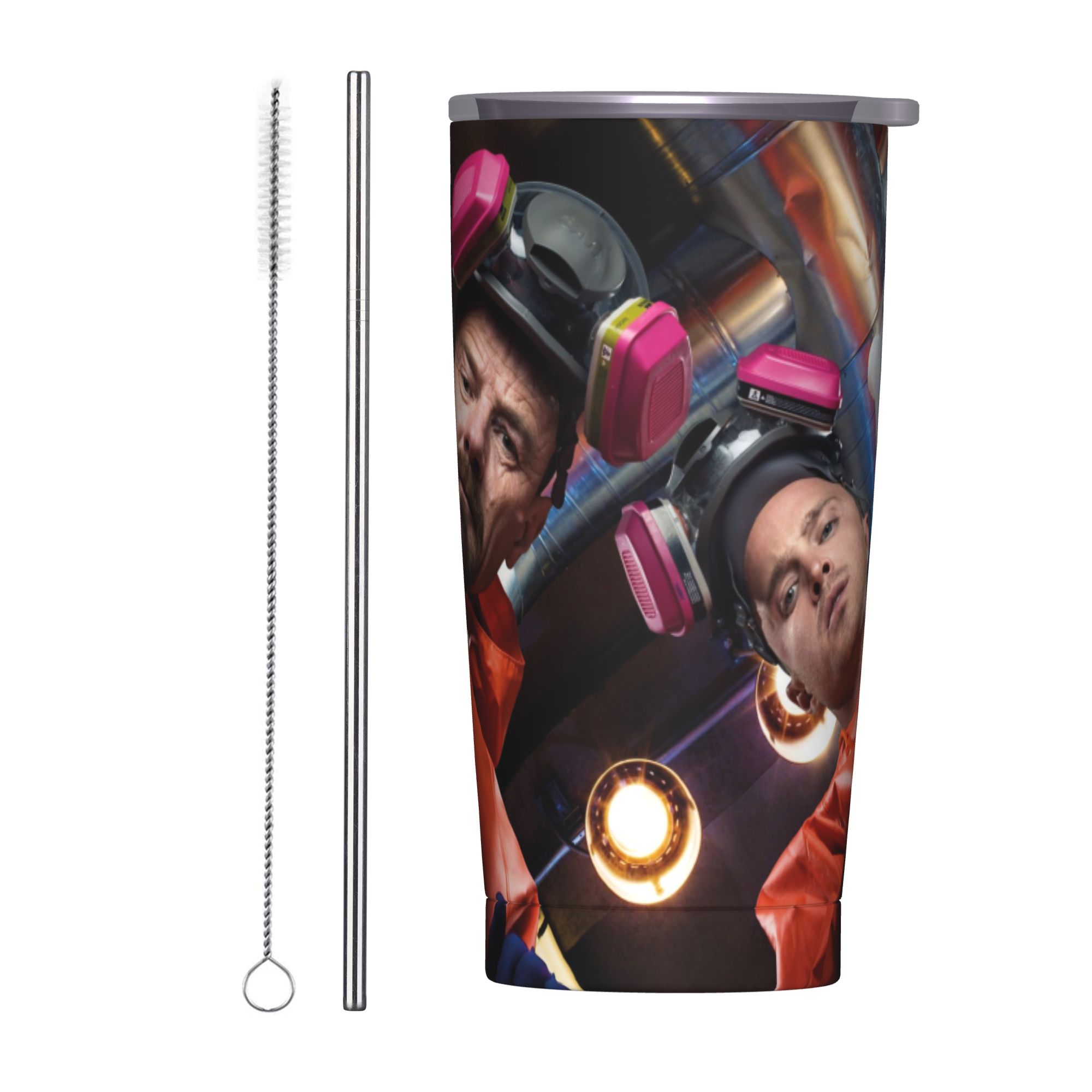 ウォルター・ホワイト・ピンクマン タンブラー 真空断熱 ブレ - Tumbler 20Oz White のレビューと価格