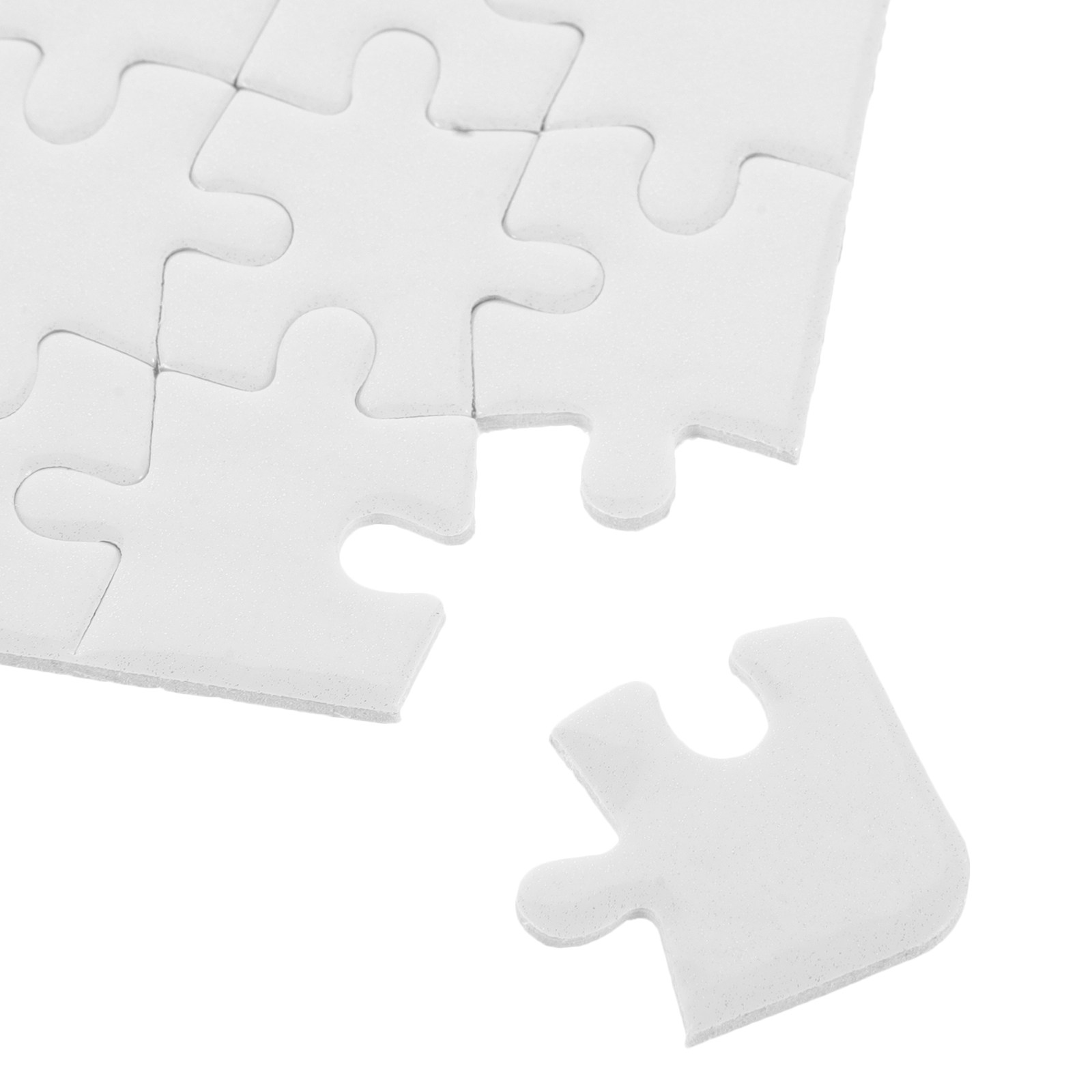 4枚入り白いパズルピース、昇華プリントDIYプロジェクト用描 - Puzzle Blank White のレビューと価格