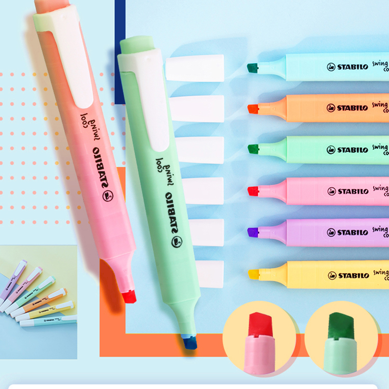 スタビロスイングクール蛍光ペンペンマーク1-4mmパステルカ - Stabilo Marker Boss のレビューと価格