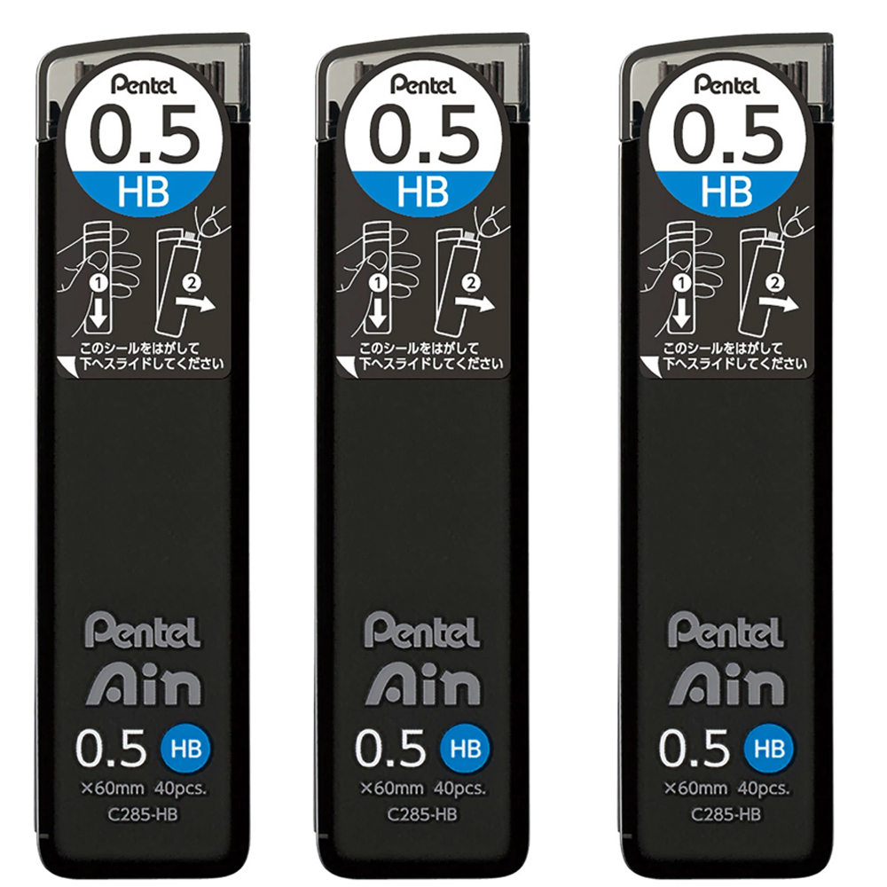 3個パック - ペンテル アイン シャープペンシル芯セット、 - Pentel Pen Energel のレビューと価格