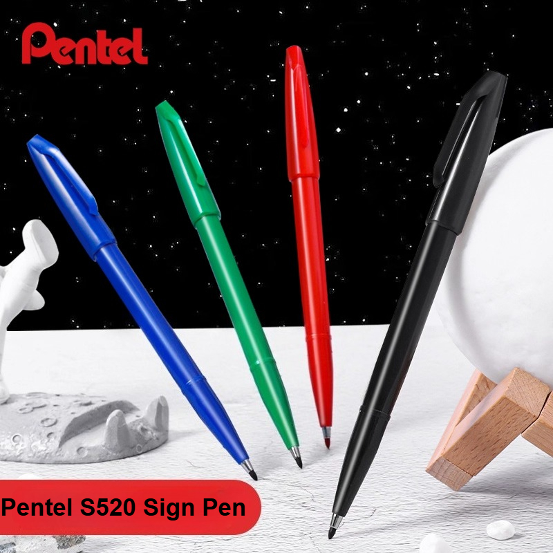 1/3/12PC Pentel S520 サインペン 細字カ - Pentel Pen Sign Pen のレビューと価格