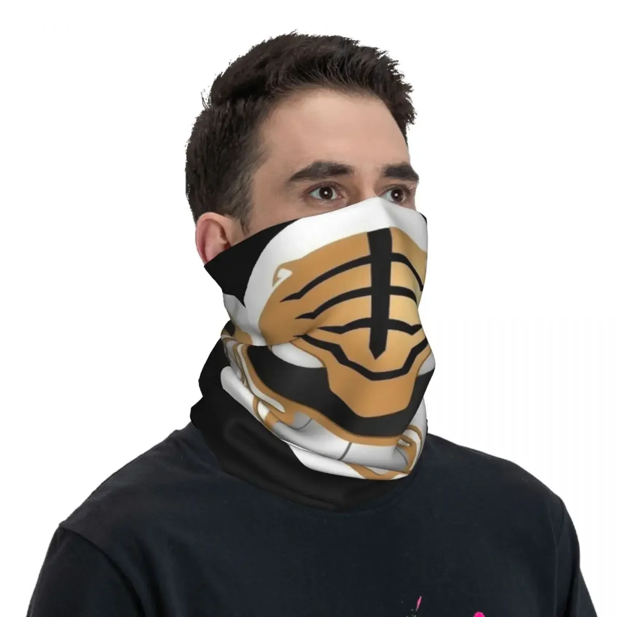 男性と女性のための強力なモルフィンプリントマスク、洗えるバン - Bandana Blank White のレビューと価格
