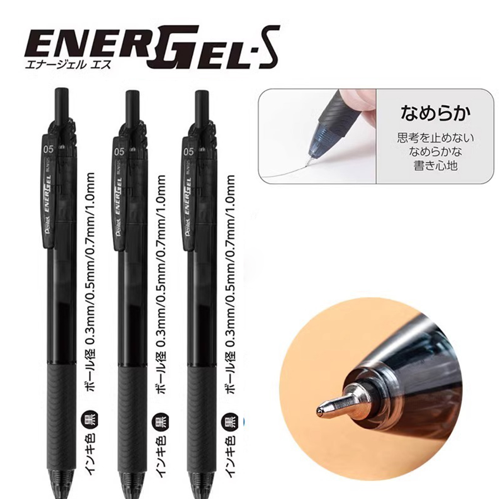 5/10 個日本ぺんてるゲルペン EnerGel-S シリー - Pentel Pen Energel のレビューと価格