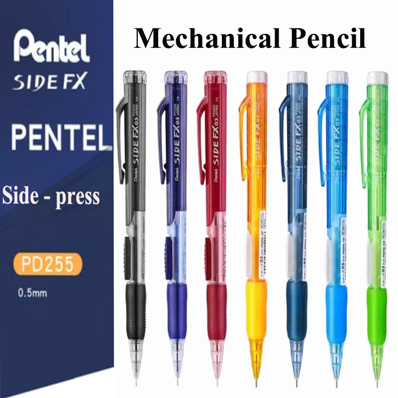 ぺんてる サイドプッシュシャープペンシル コンフォートグリッ - Pentel Pen Energel のレビューと価格