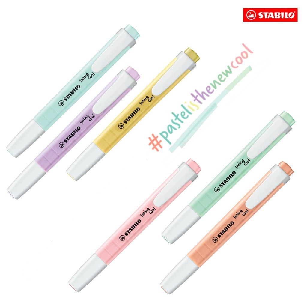 STABILO スイング クール パステル ハイライター ペ - Stabilo Marker Swing Cool のレビューと価格