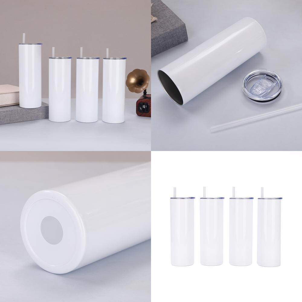 20オンスのストレートカップ、304ステンレス鋼製二重壁真空 - Sublimation Mug White のレビューと価格
